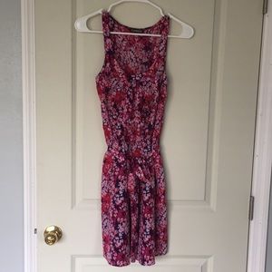Pink floral dress